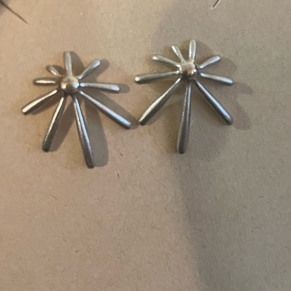 Burst Earrings. - Picture 2 of 3